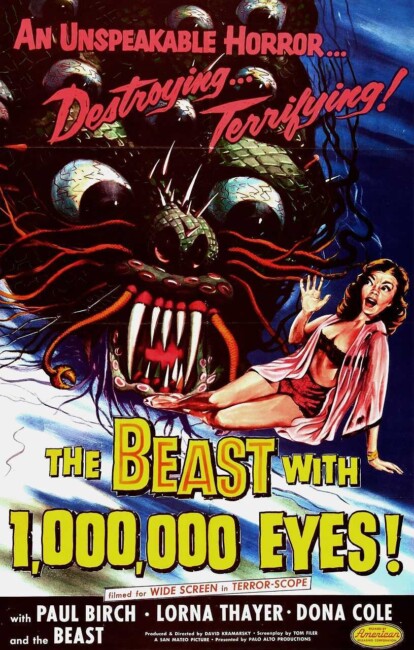 The Beast with a Million Eyes (1955) poster