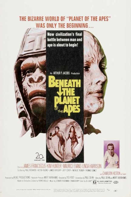 Beneath the Planet of the Apes (1970) poster