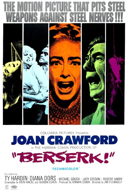 Berserk (1967) poster