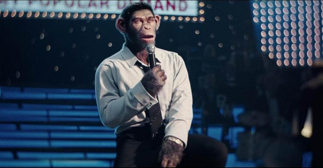 Robbie Williams in concert in Better Man (2024)