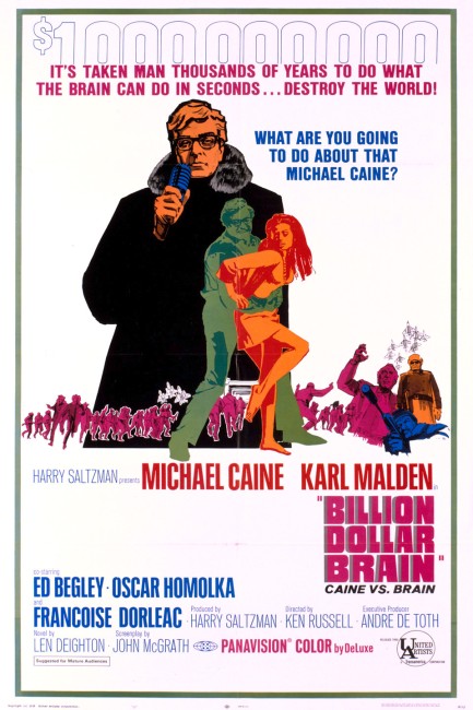 Billion Dollar Brain (1967) poster