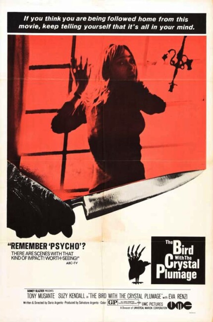 The Bird with the Crystal Plumage (1970) poster