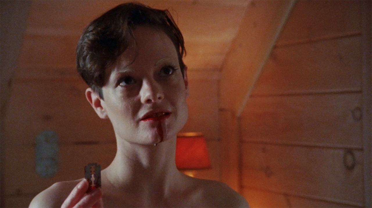 Yvonne Emile Thälker with razor blade in Black Eyed Susan (2024)