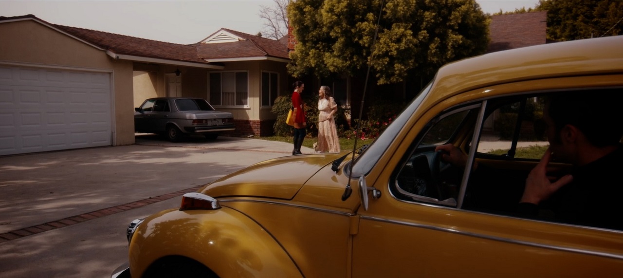 Ted Bundy spies on the Chi Omega sorority from his VW Beetle in The Black Mass (2023)