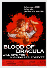 Blood of Dracula (1957) poster