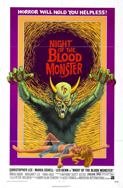 The Bloody Judge/Night of the Blood Monster (1970) poster