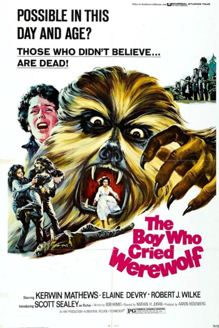 The Boy Who Cried Werewolf (1973) poster