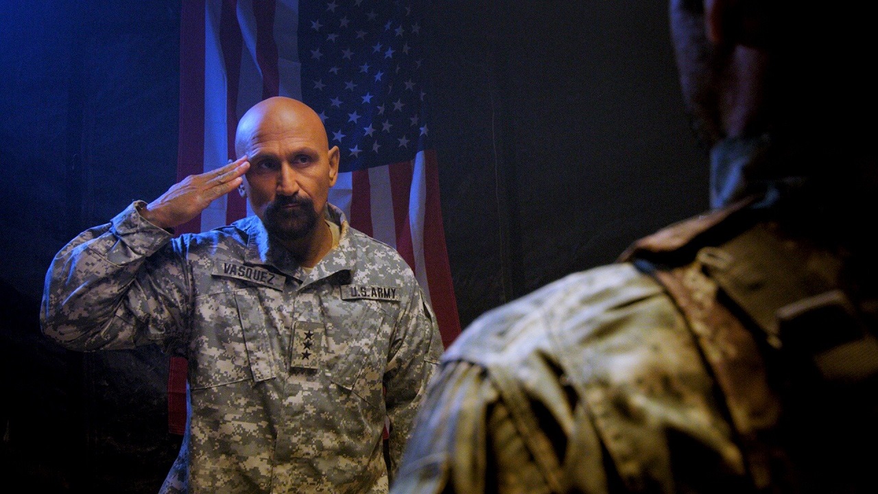 Robert LaSardo as General Vasquez in Bridge of the Doomed (2022)