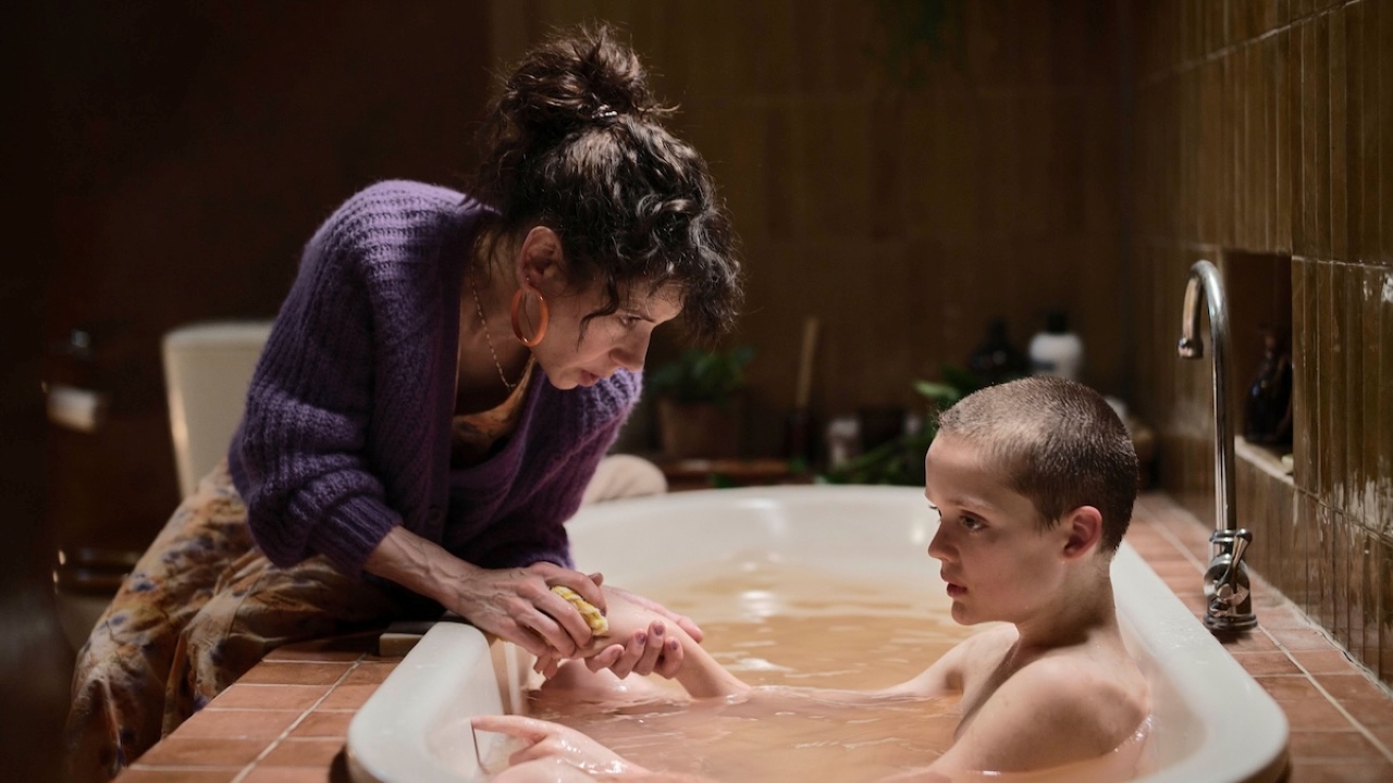 Sally Hawkins and Jonah Wren Phillips in Bring Her Back (2025)