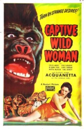 Captive Wild Woman (1943) poster