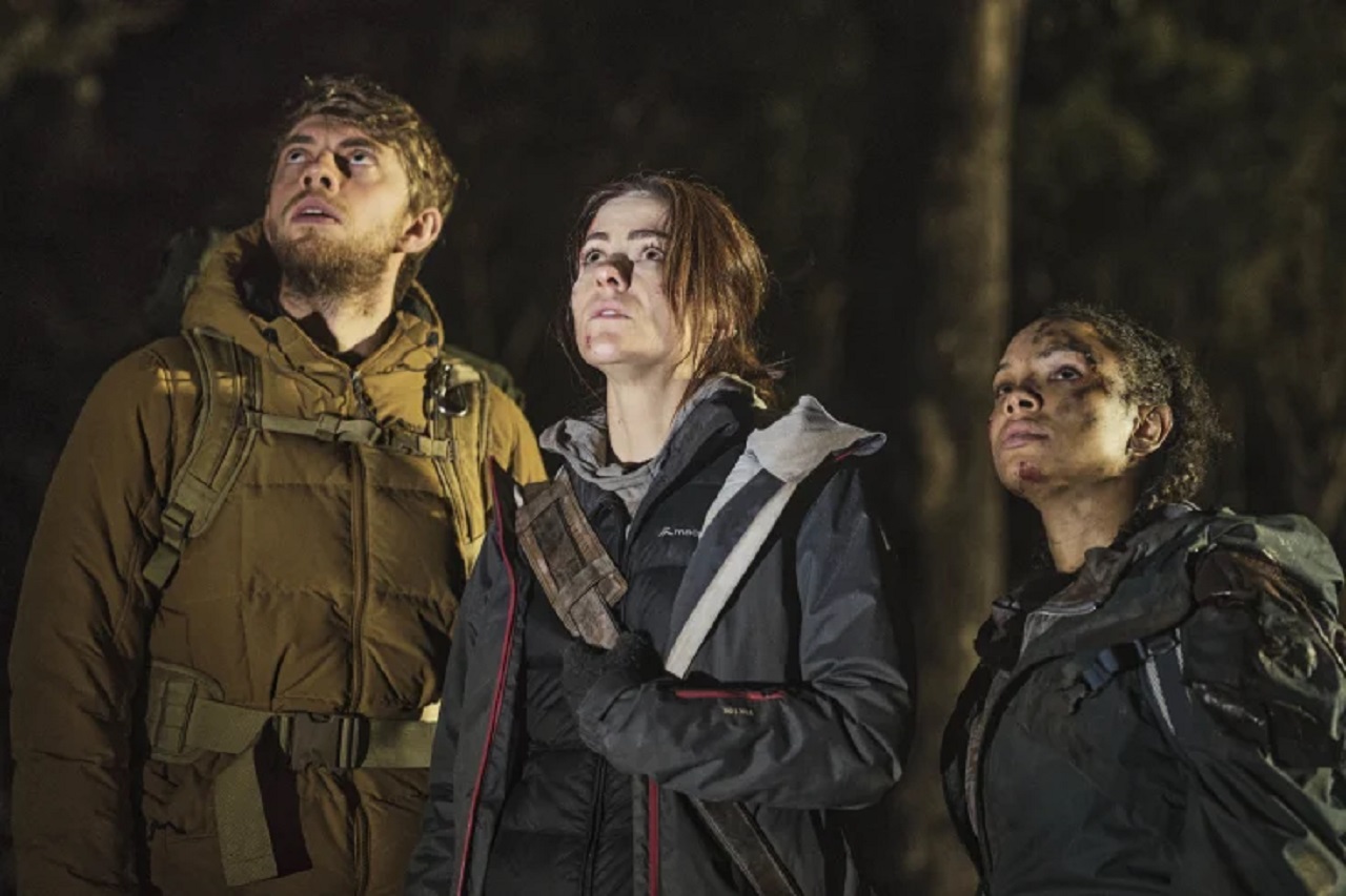 Harry Greenwood, Alexandra Park and Sisi Stringer in Carnifex (2022)