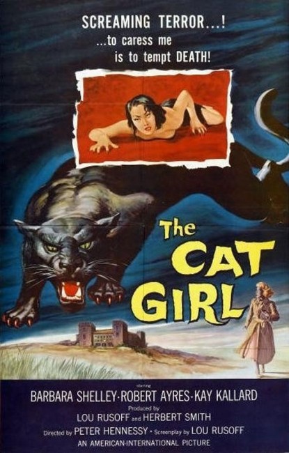 Cat Girl (1957) poster