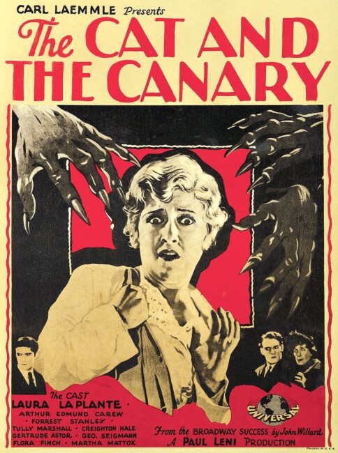 The Cat and the Canary (1927) poster