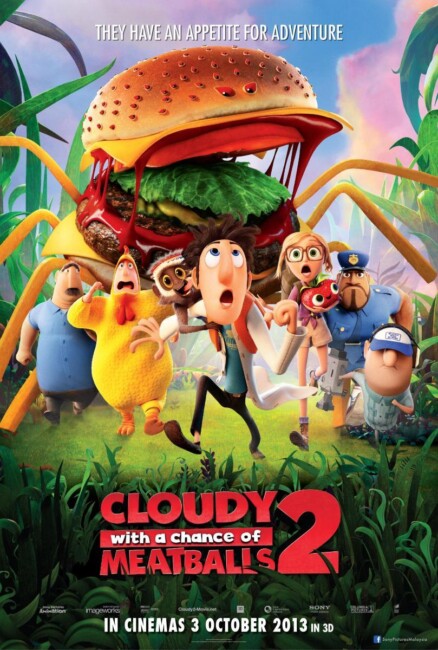 Cloudy With a Chance of Meatballs 2 (2013) poster