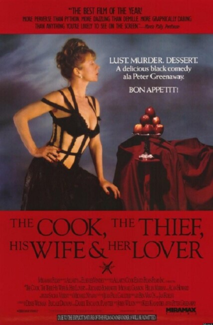 The Cook, The Thief, His Wife and Her Lover (1989) poster