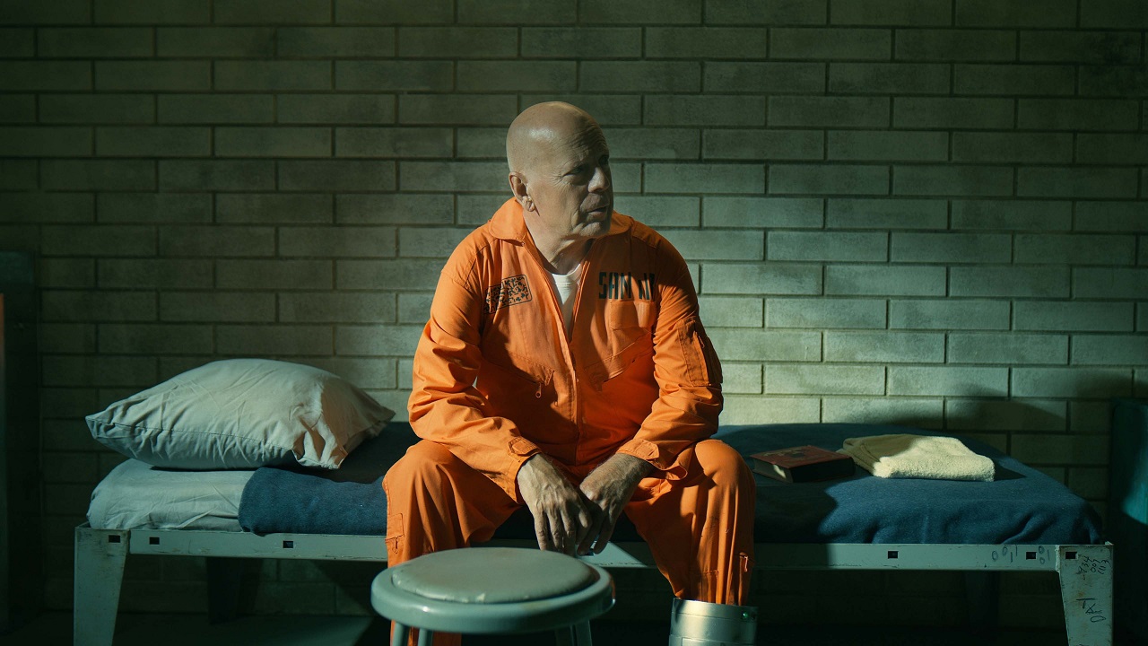 Bruce Willis as the super-villain The Lobe in Corrective Measures (2022)