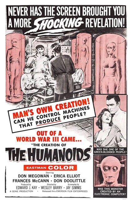 The Creation of the Humanoids (1962) poster