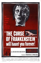 The Curse of Frankenstein (1957) poster