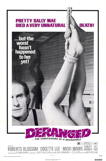 Deranged (1974) poster