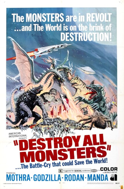 Destroy All Monsters (1968) poster