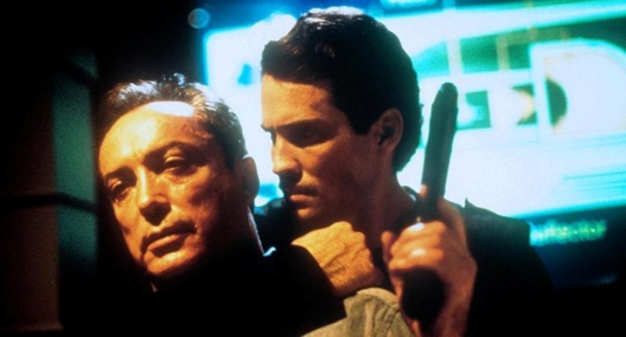 Joe Lara and Udo Kier in Doomsdayer (2000)