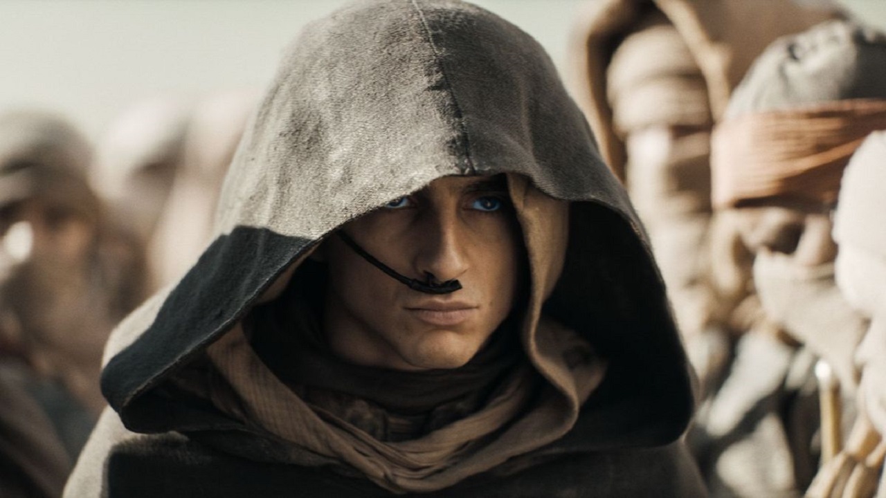 Timothee Chalamet as Paul Muad'dib in Dune Part Two (2024)