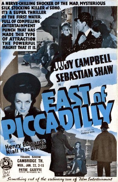 East of Piccadilly (1940) poster