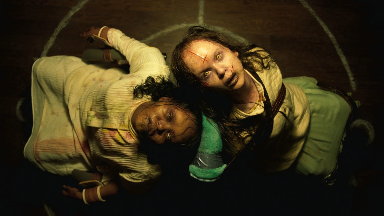 Lidya Jewett and Olivia O’Neill in The Exorcist: Believer (2023)