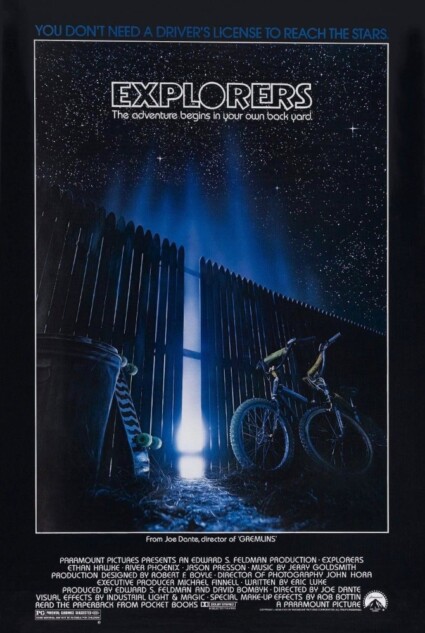 Explorers (1985) poster