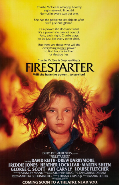 Firestarter (1984) poster