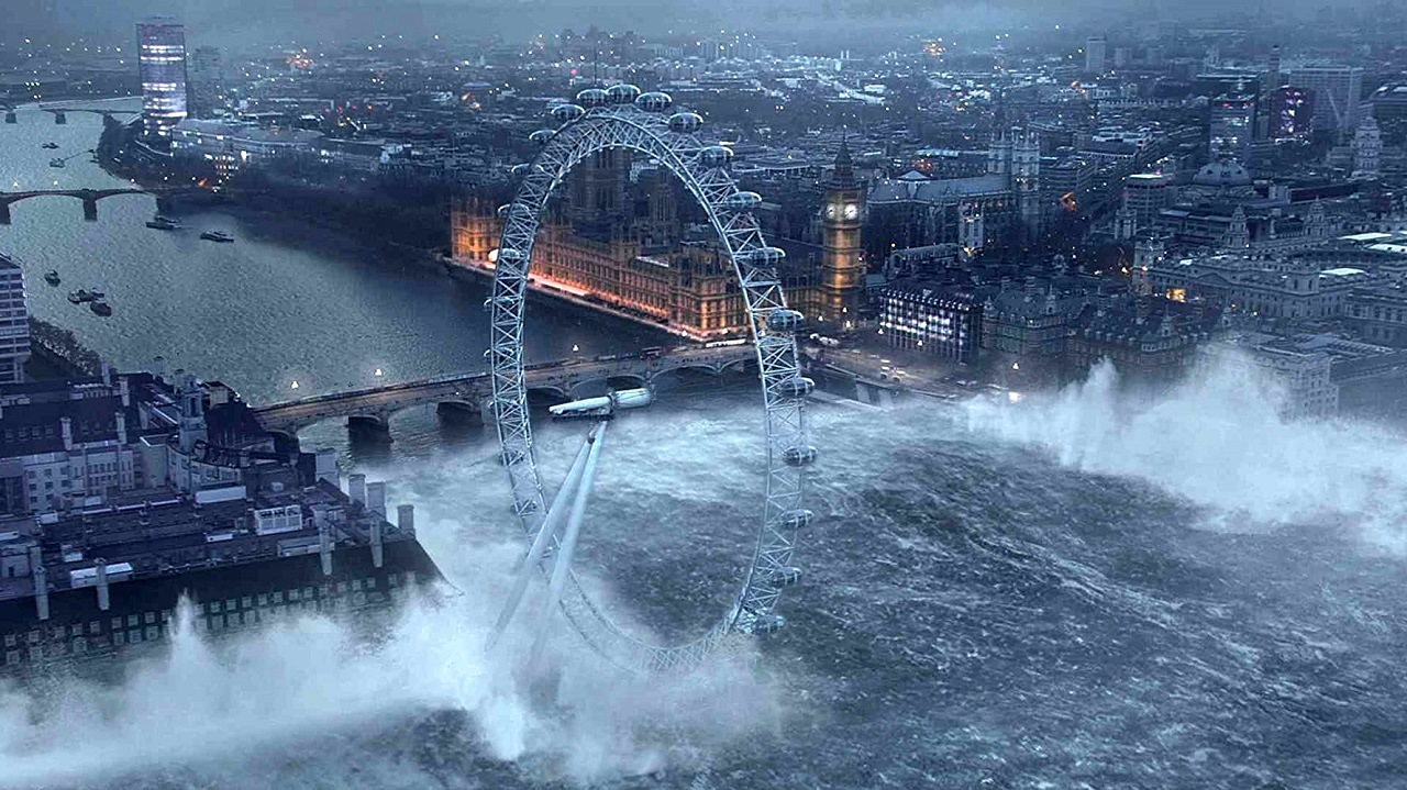 London flooded in Flood (2007)