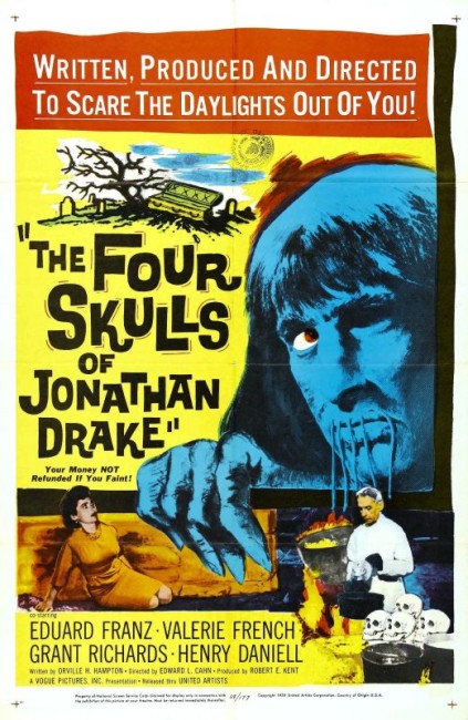 The Four Skulls of Jonathan Drake (1959) poster