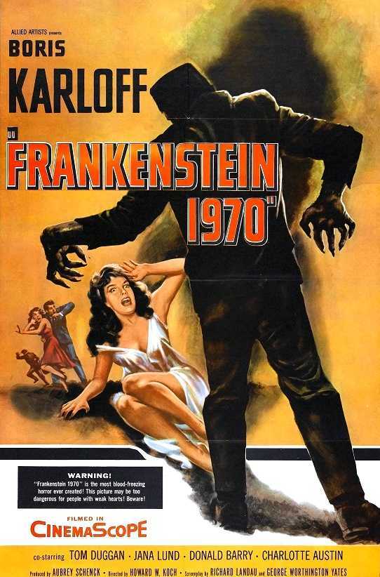 Frankenstein 1970 (1958) poster