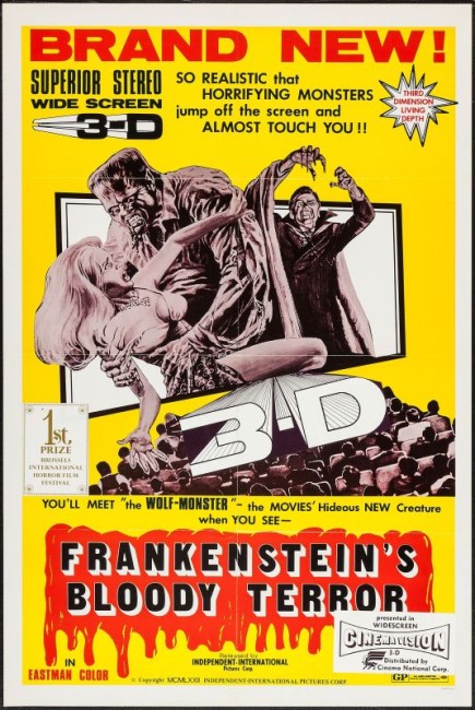 Frankenstein's Bloody Terror (1968) poster