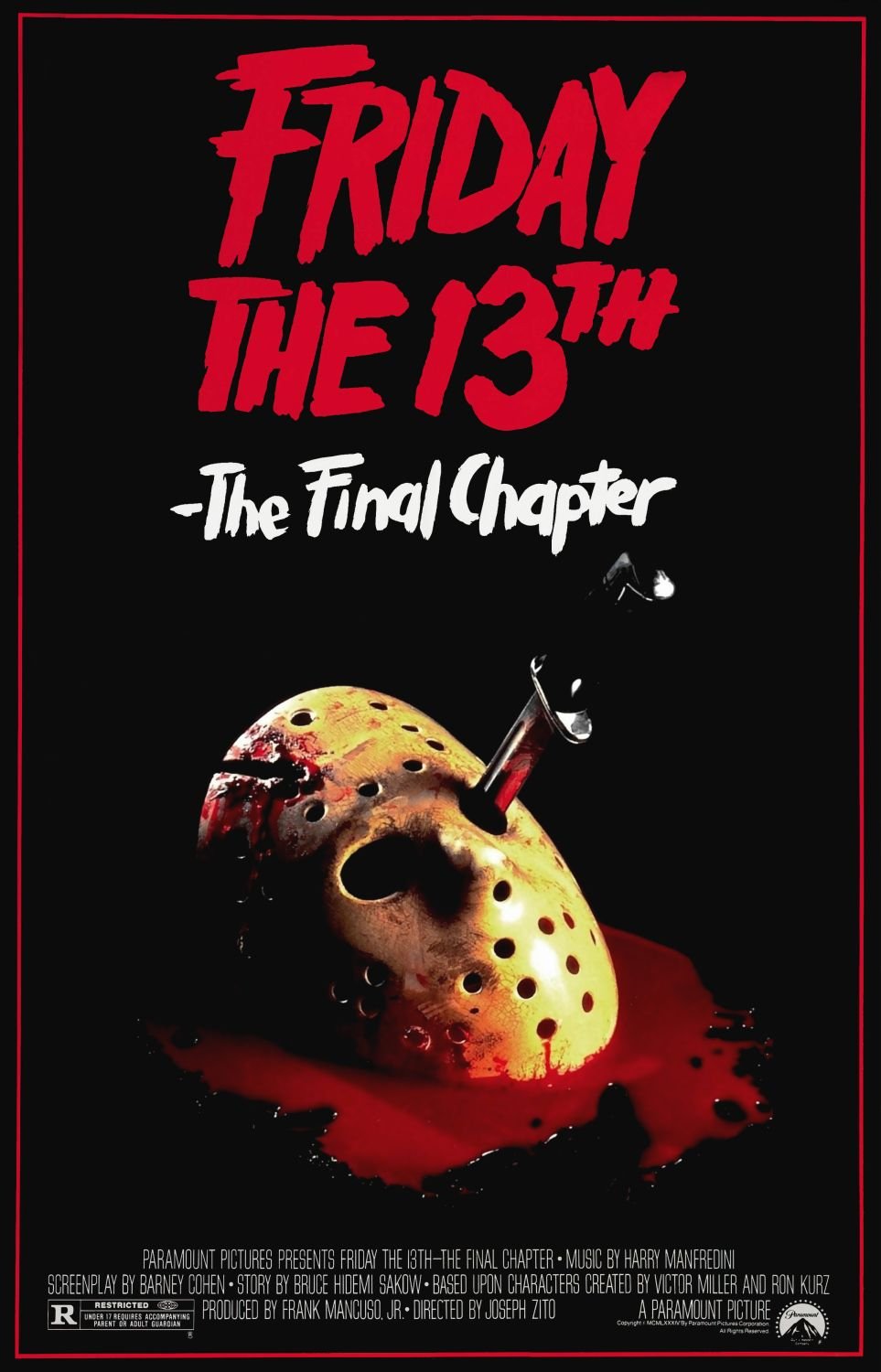 Friday the 13th: The Final Chapter (1984) poster