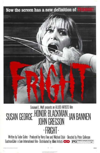 Fright (1971) poster
