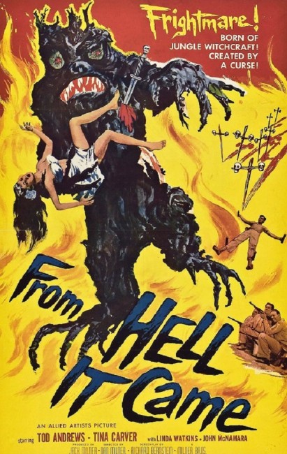 From Hell It Came (1957) poster