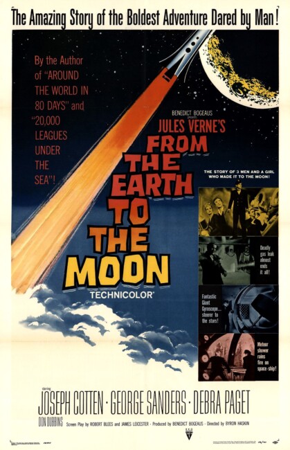 From the Earth to the Moon (1958) poster