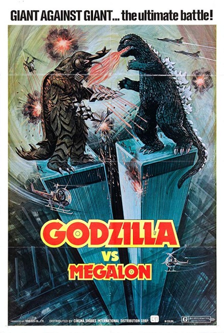 Godzilla vs Megalon (1973) poster