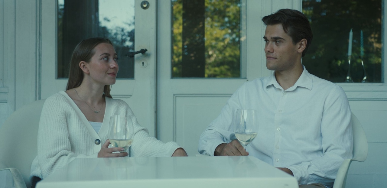 Katrine Lovise Øpstad Fredriksen and Gard Løkke in Good Boy (2022)