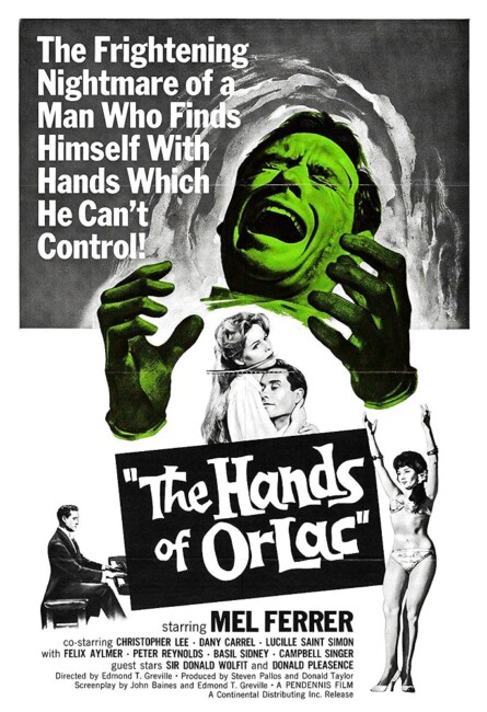 The Hands of Orlac (1960) poster