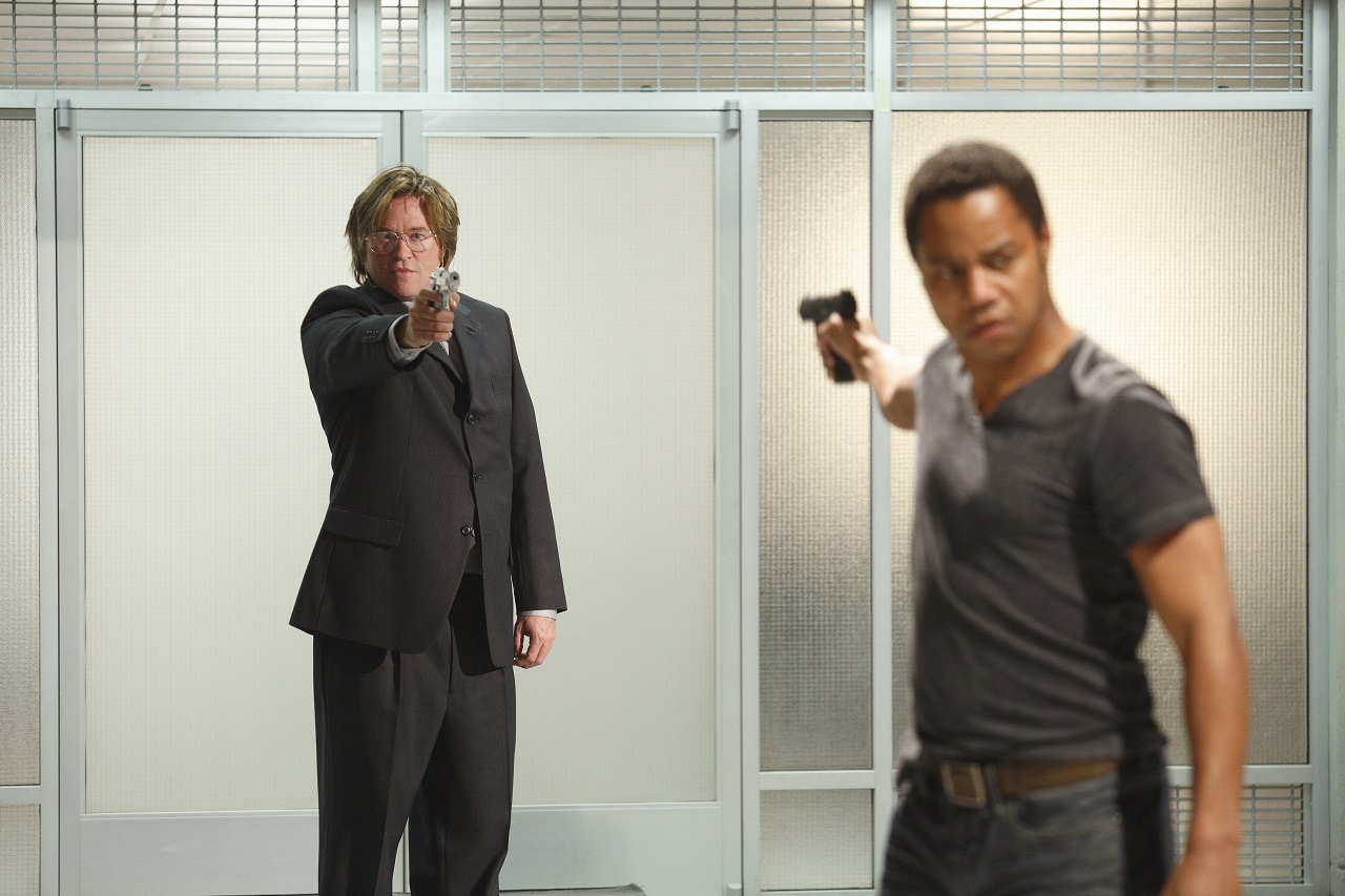 Val Kilmer and Cuba Gooding Jr. in Hardwired (2009)