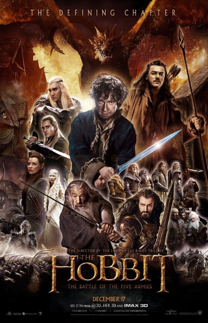 The Hobbit: The Battle of the Five Armies (2014) poster