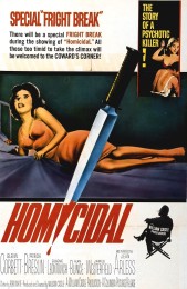 Homicidal (1961) poster