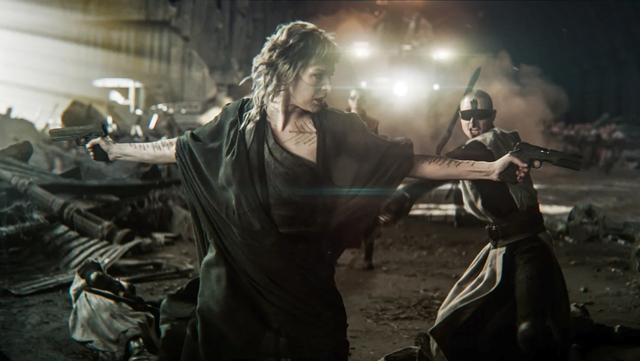 Milla Jovovich as Gray Alys in In the Lost Lands (2025)