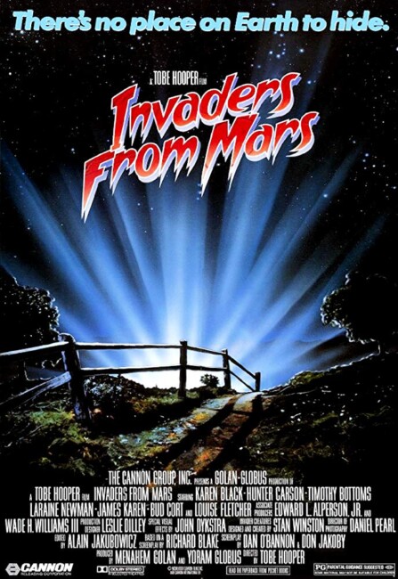 Invaders from Mars (1986) poster