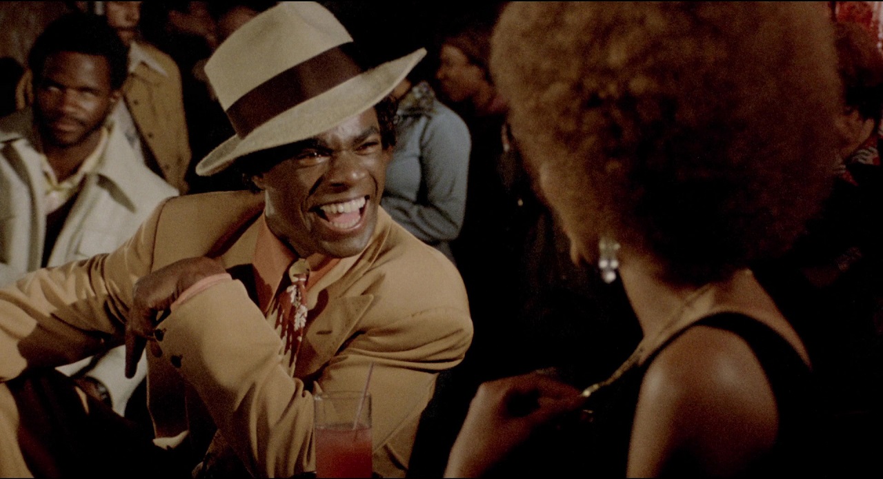 Glynn Turman possessed by the spirit of J.D. in J.D.'s Revenge (1976)