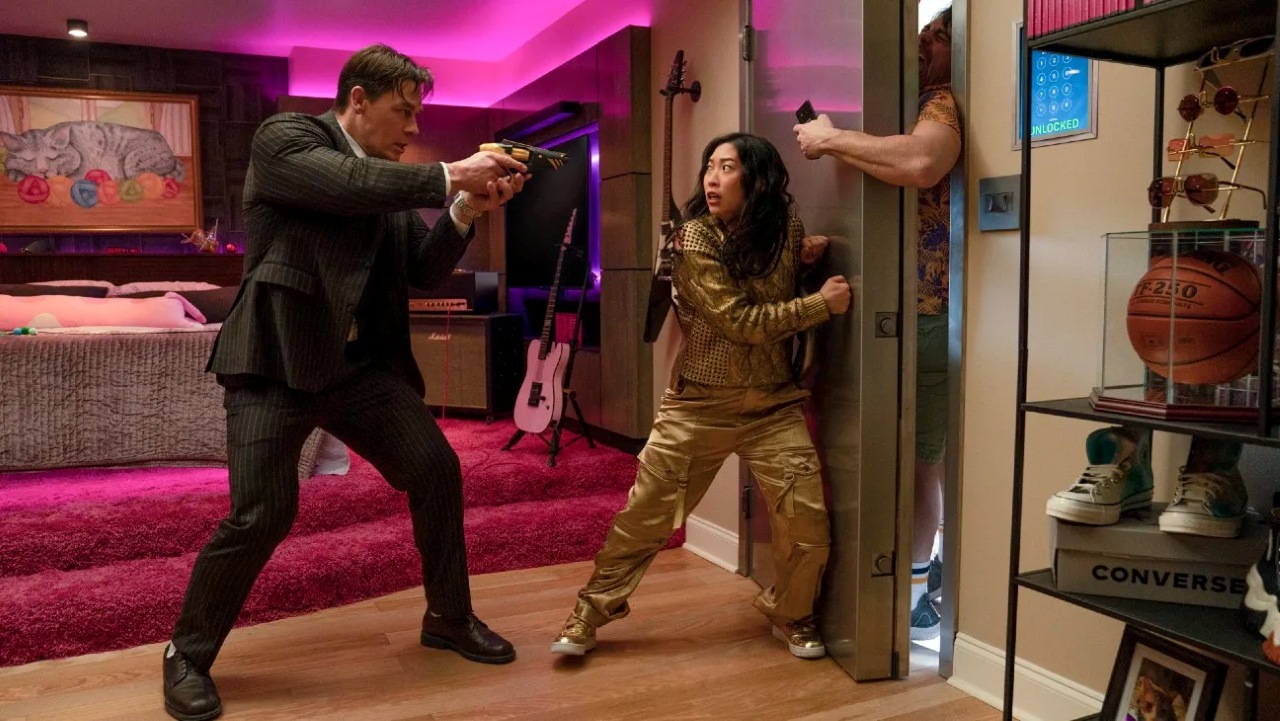 John Cena and Awkwafina in Jackpot! (2024)