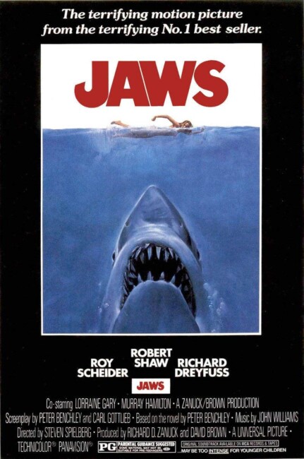 Jaws (1975) poster