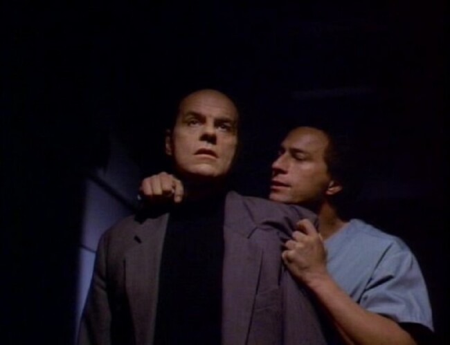 Michael Ironside and Jeff Wincott in The Killing Machine (1994)